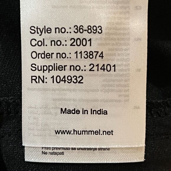 Hummel Brazas Futebol Club Black Full Zip Soccer Jacket - Men's Size Medium - Picture 10 of 10